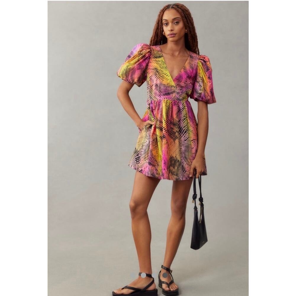 NWT Anthropologie Plenty By Tracy Reese Mini Dress Size Medium